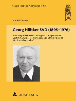 cover image of Georg Höltker SVD (1895‒1976)